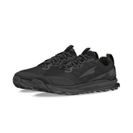 Lone Peak 9 Wide - Men by Altra Footwear in black, durable trail running shoe with improved midsole and outsole for grip and comfort