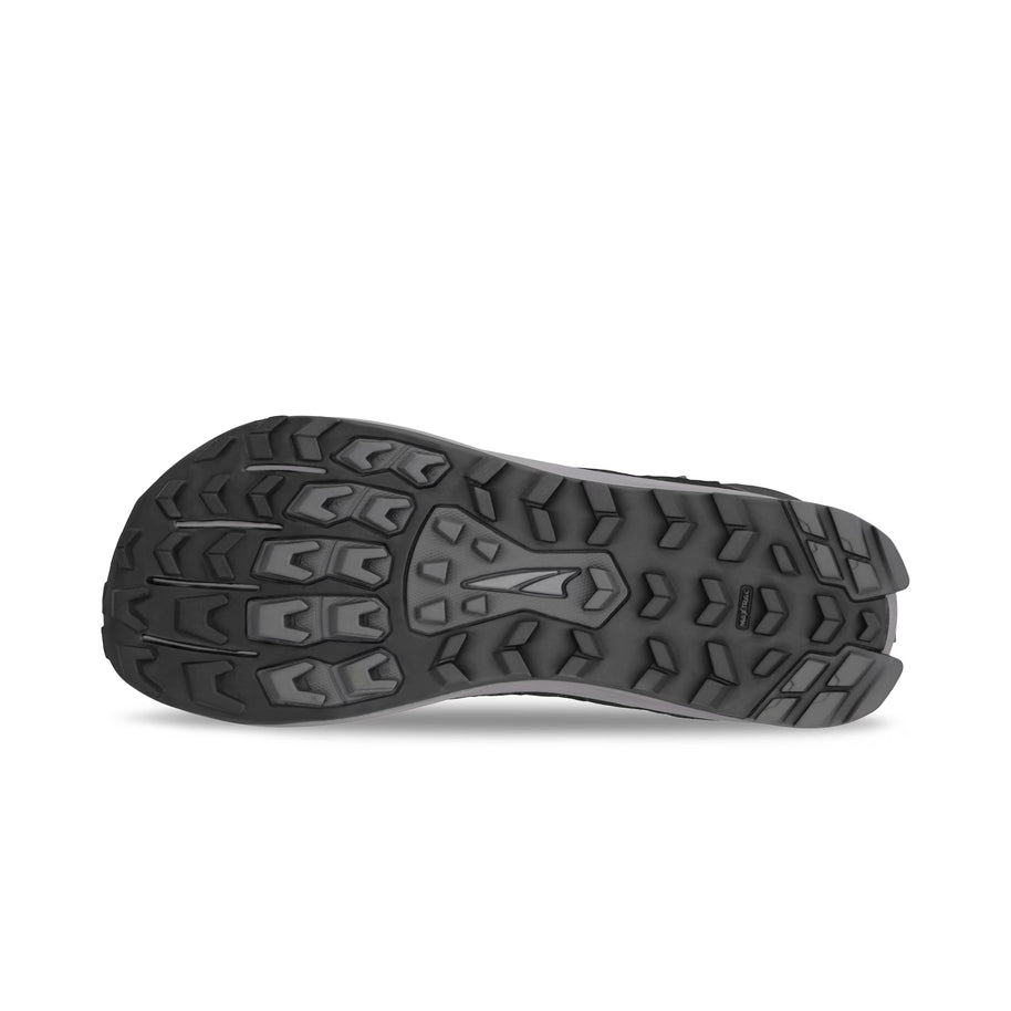 Lone Peak Hiker 3 - Men by Altra Footwear, black outsole with grippy tread, lightweight hiking shoe with ankle support for trail and outdoor use