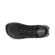 Lone Peak Hiker 3 - Men by Altra Footwear in black and grey, lightweight hiking shoe with ankle support and updated upper tooling for rugged trails