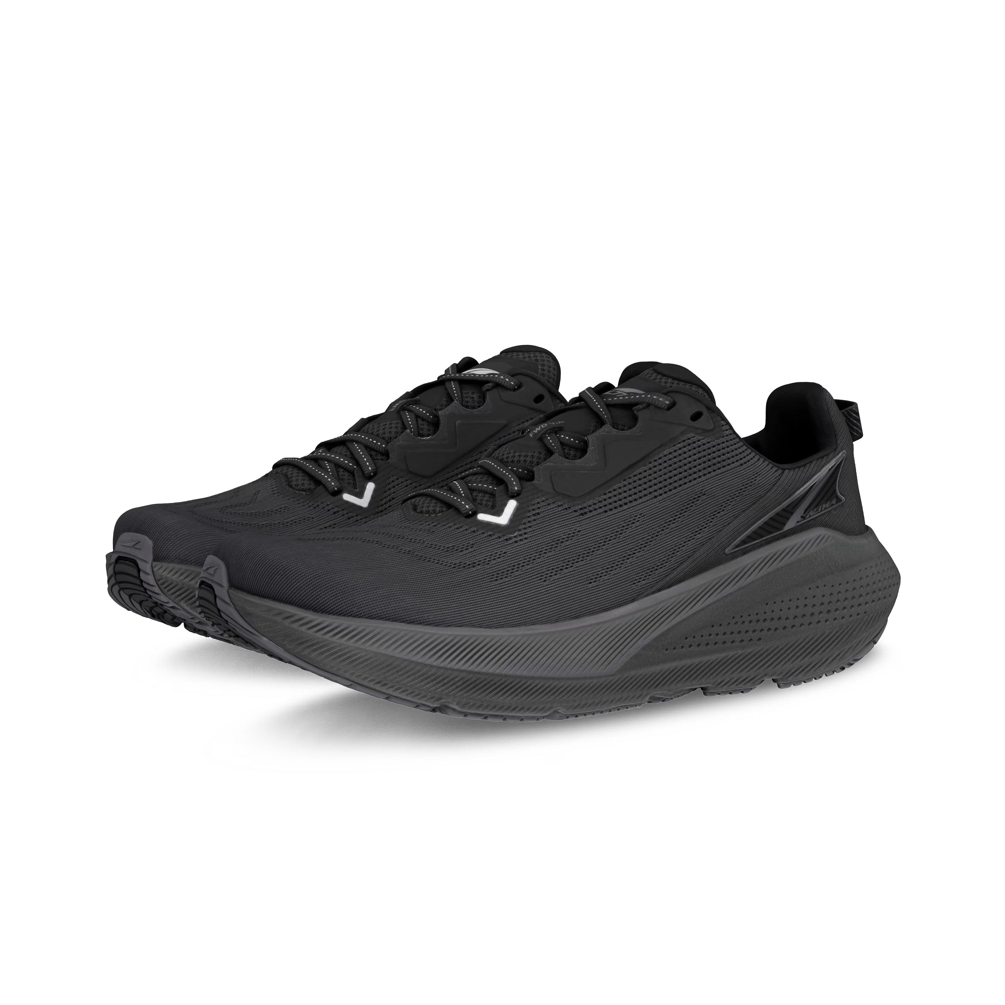 FWD Via - Men by Altra Footwear in black and grey road shoes with Altra EGO™ FLO foam for lightweight, responsive running performance