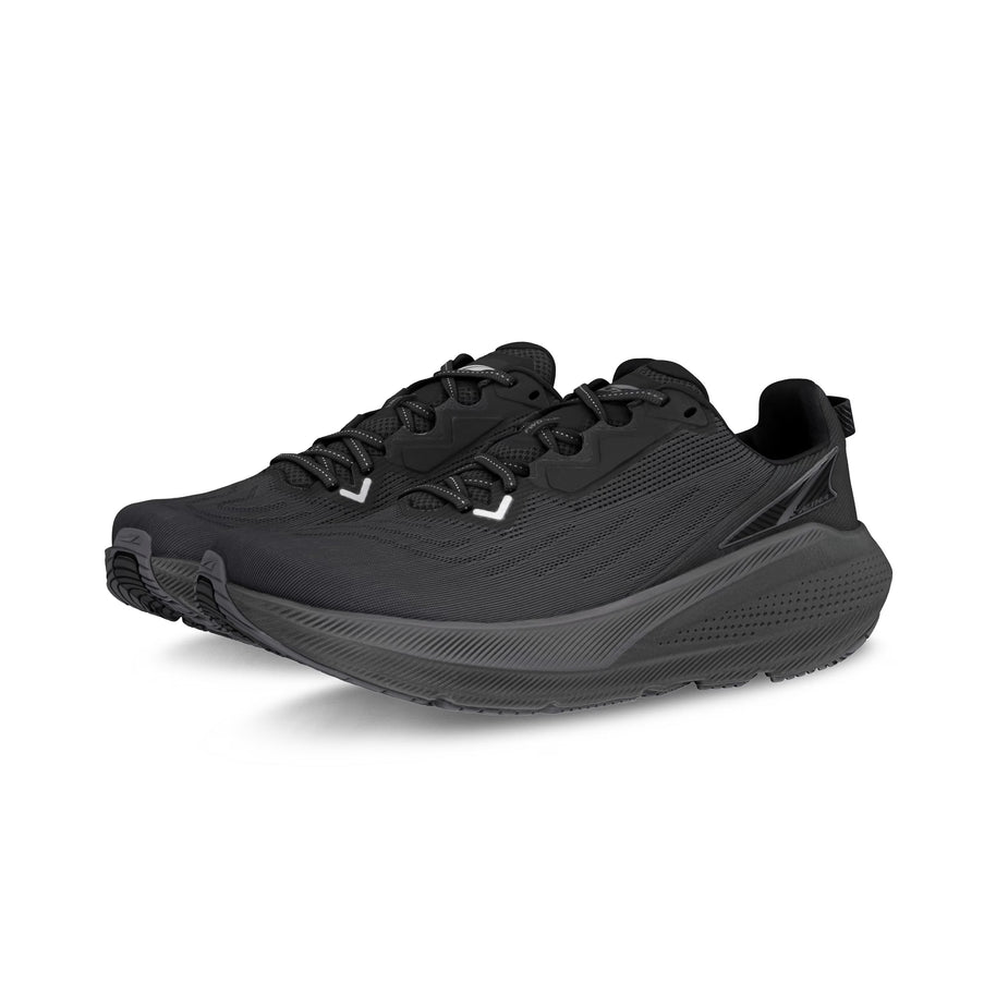 FWD Via - Men by Altra Footwear in black and grey road shoes with Altra EGO™ FLO foam for lightweight, responsive running performance