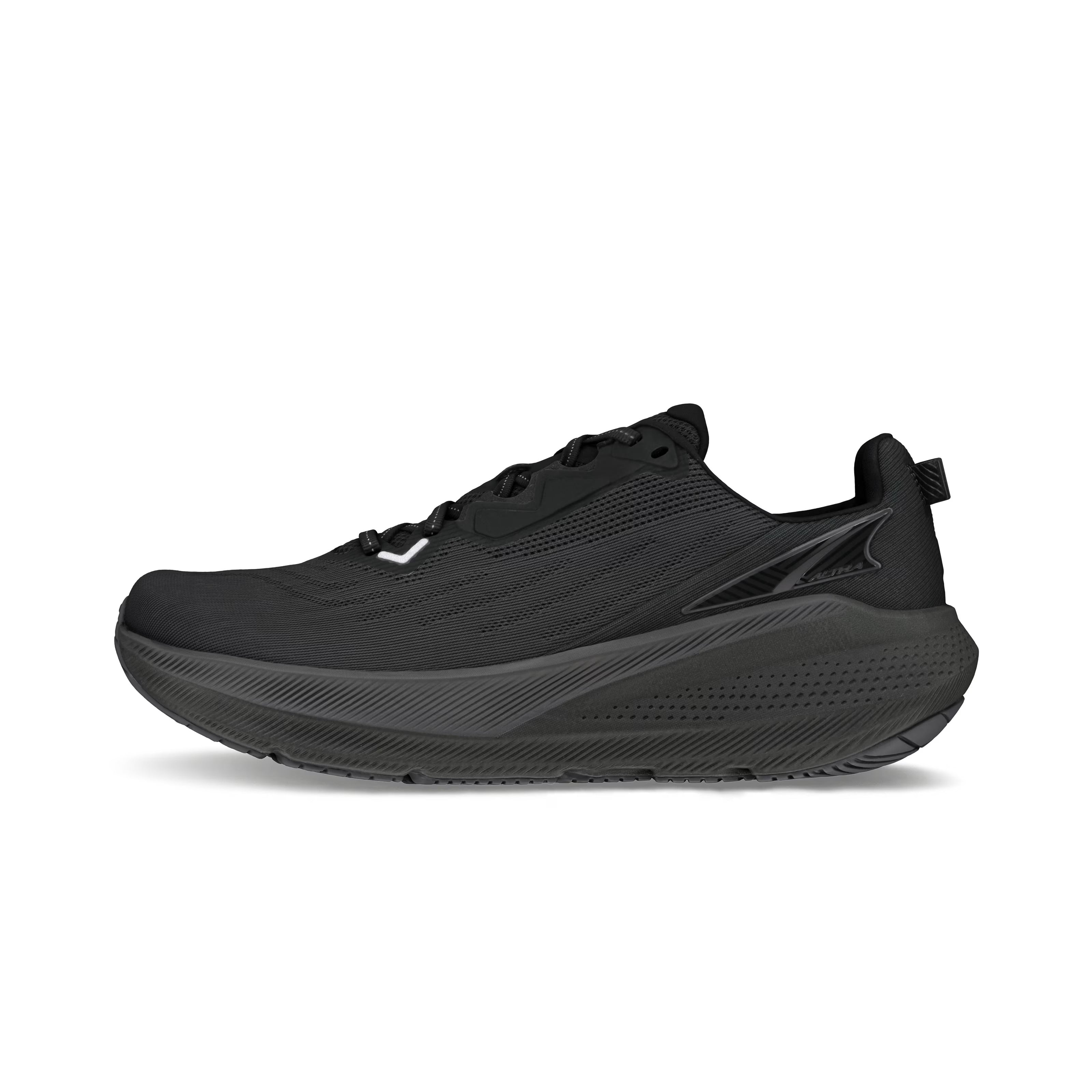 FWD Via - Men by Altra Footwear in black lightweight road running shoe with responsive Altra EGO FLO foam midsole for performance