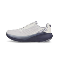 FWD Via - Men by Altra Footwear in white and navy, lightweight road running shoe with nitrogen-infused EGO FLO midsole for responsiveness