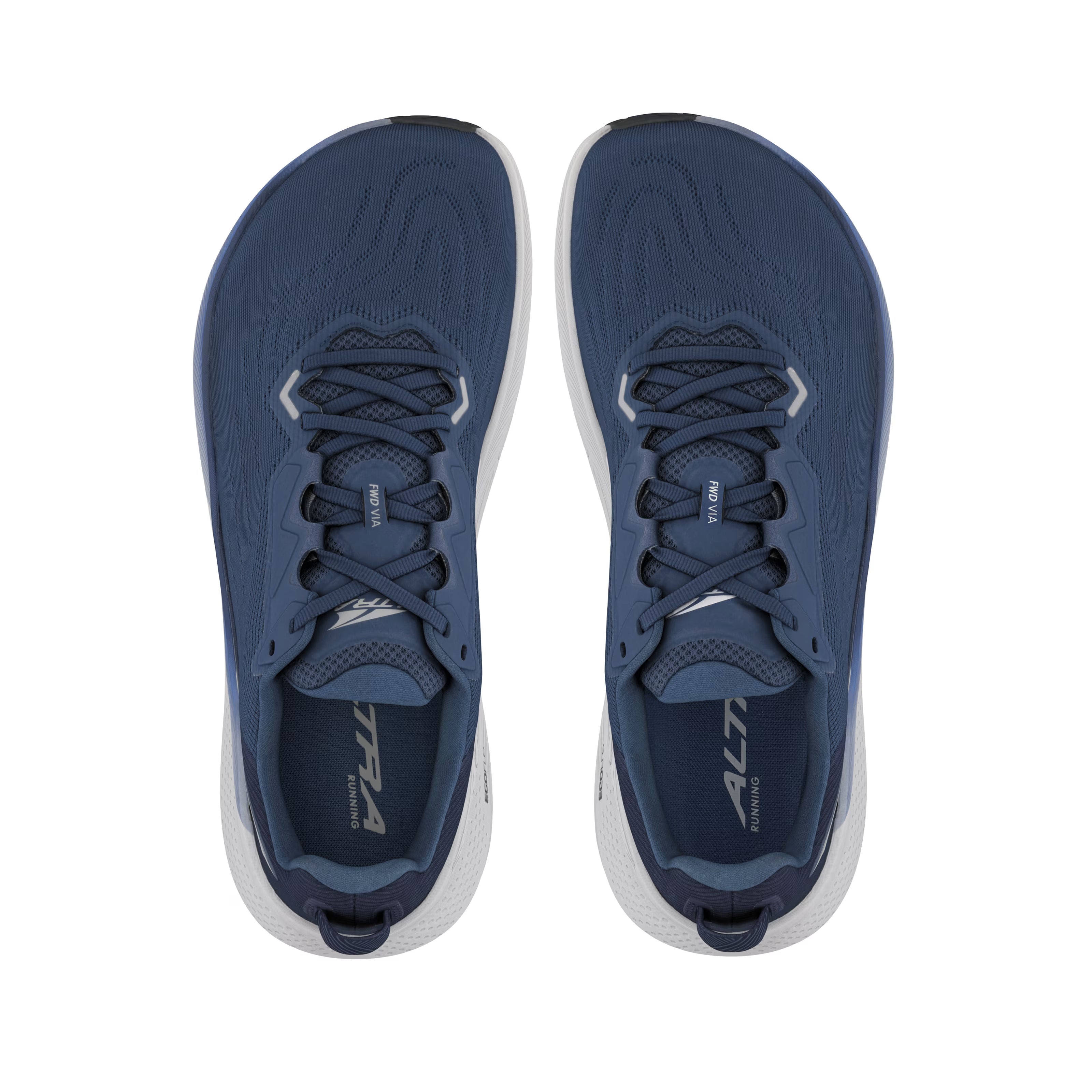 FWD Via - Men by Altra Footwear in navy and white with responsive Altra EGO™ FLO midsole for lightweight road running shoes