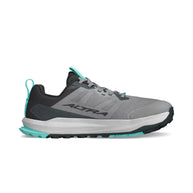 Lone Peak 9 - Women by Altra Footwear in grey and teal, durable upper, lightweight midsole, improved grip outsole, ideal for running adventures