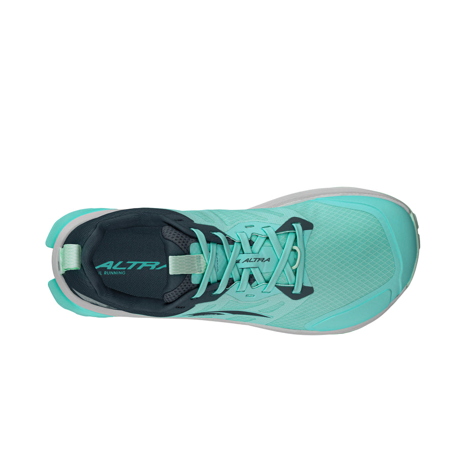 Lone Peak 9 - Women in teal by Altra Footwear, durable upper, lightweight midsole, enhanced grip outsole, ideal for trail running adventures