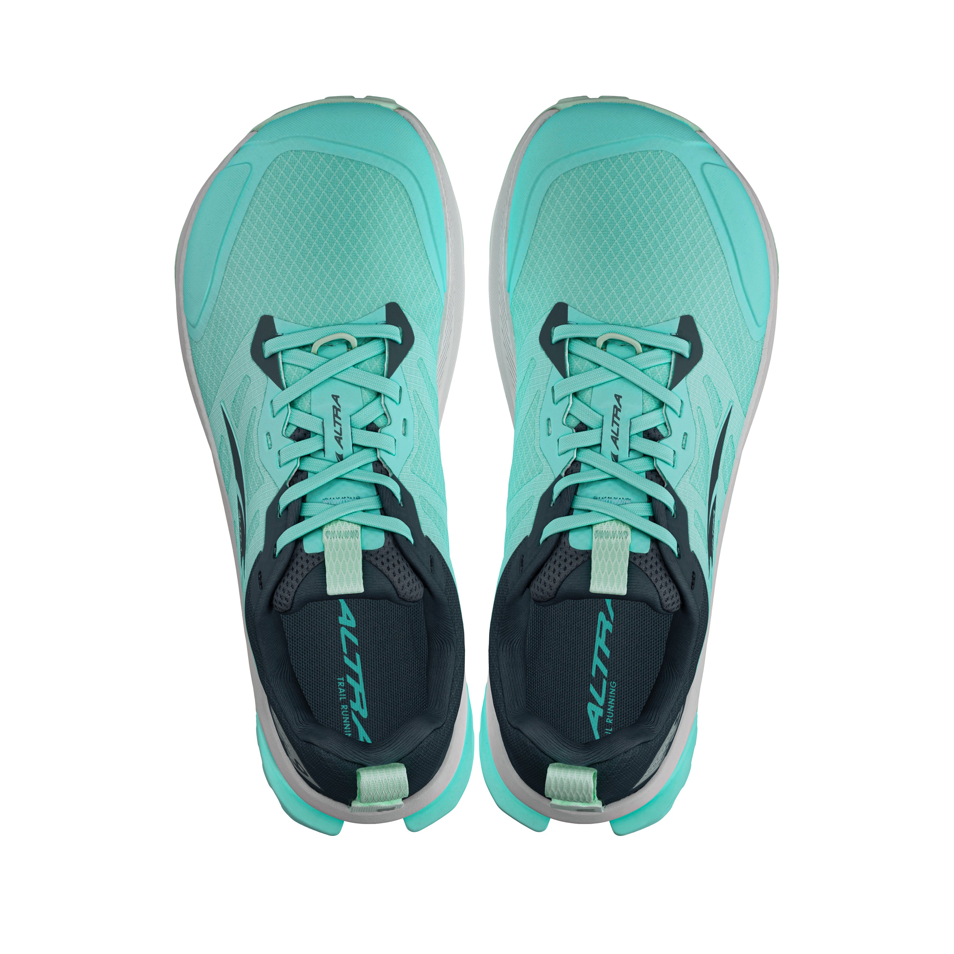Lone Peak 9 - Women in teal by Altra Footwear with durable upper, lightweight midsole, and enhanced grip for trail running adventures