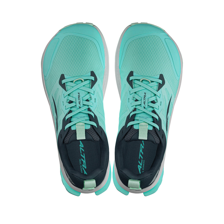 Lone Peak 9 - Women in teal by Altra Footwear with durable upper, lightweight midsole, and enhanced grip for trail running adventures