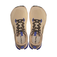 Lone Peak 9 - Women beige and blue trail running shoes by Altra Footwear with durable upper, lightweight midsole, and improved outsole grip