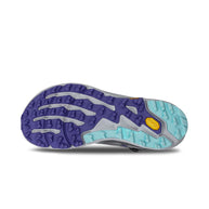 Timp 5 Hiker GTX - Women by Altra Footwear in blue and grey with waterproof cushioning and grippy Vibram sole for wet trail hiking