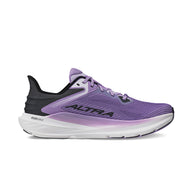 Torin 8 - Women by Altra Footwear in purple and black, zero drop road running shoe with roomy toe box and soft underfoot comfort designed for flexible running