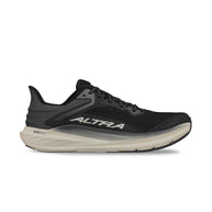 Torin 8 Wide - Men by Altra Footwear in black with roomy toe box, zero drop, and soft underfoot feel ideal for comfortable road running