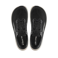 Torin 8 Wide - Men by Altra Footwear in black with roomy toe box, zero drop, and soft underfoot feel for comfortable road running