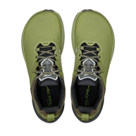Altra Timp 6 GTX men's trail running shoes in Iguana/Silver, top view of the pair showing the wide toe box
