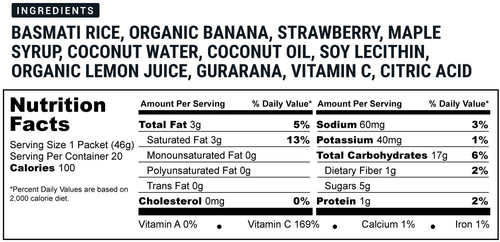 Spring Energy Canaberry Strawberry Smoothie Gel (Vegan) 100 Kcal