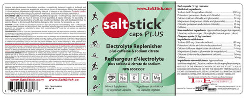 Saltstick Plus Capsules 100-CT