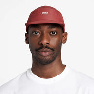 ALZCap - Athletics Small by Ciele in muted red with COOLmatic mesh for breathability, low profile fit ideal for running and outdoor use