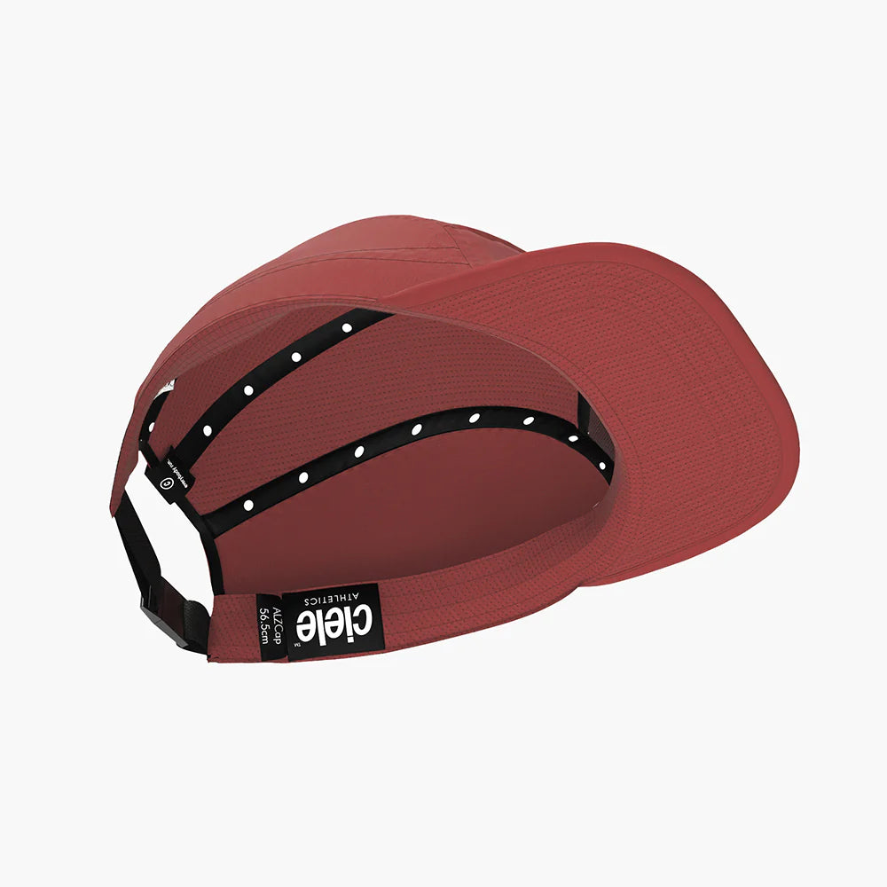 ALZCap - Athletics Small by Ciele in red with COOLmatic mesh for breathability, low profile fit ideal for running and outdoor use in Canada