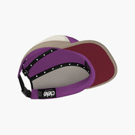 ALZCap - Athletics Small by Ciele in purple and beige with COOLmatic mesh for breathability, low profile fit, ideal for running in Canada
