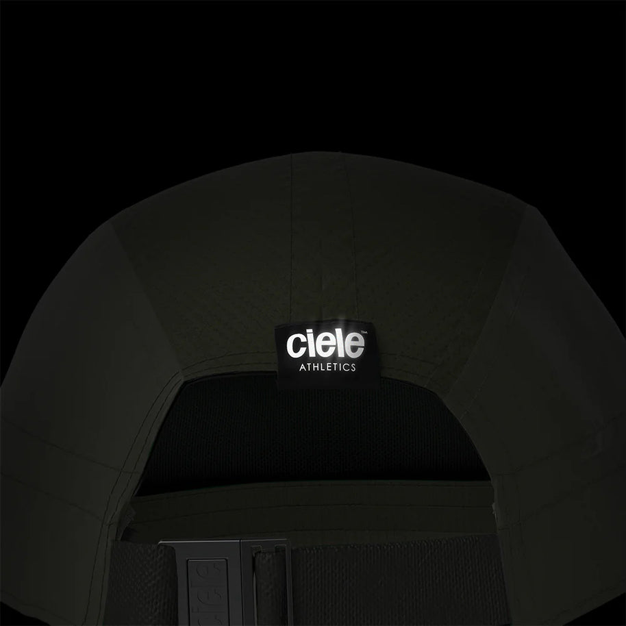 ALZCap - Athletics Small by Ciele in dark green with COOLmatic mesh for breathability, low profile fitted running headwear from Canada