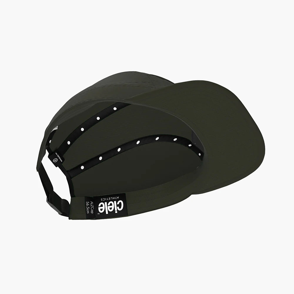 ALZCap - Athletics Small by Ciele in dark green with COOLmatic mesh for breathability, low profile running cap ideal for active use