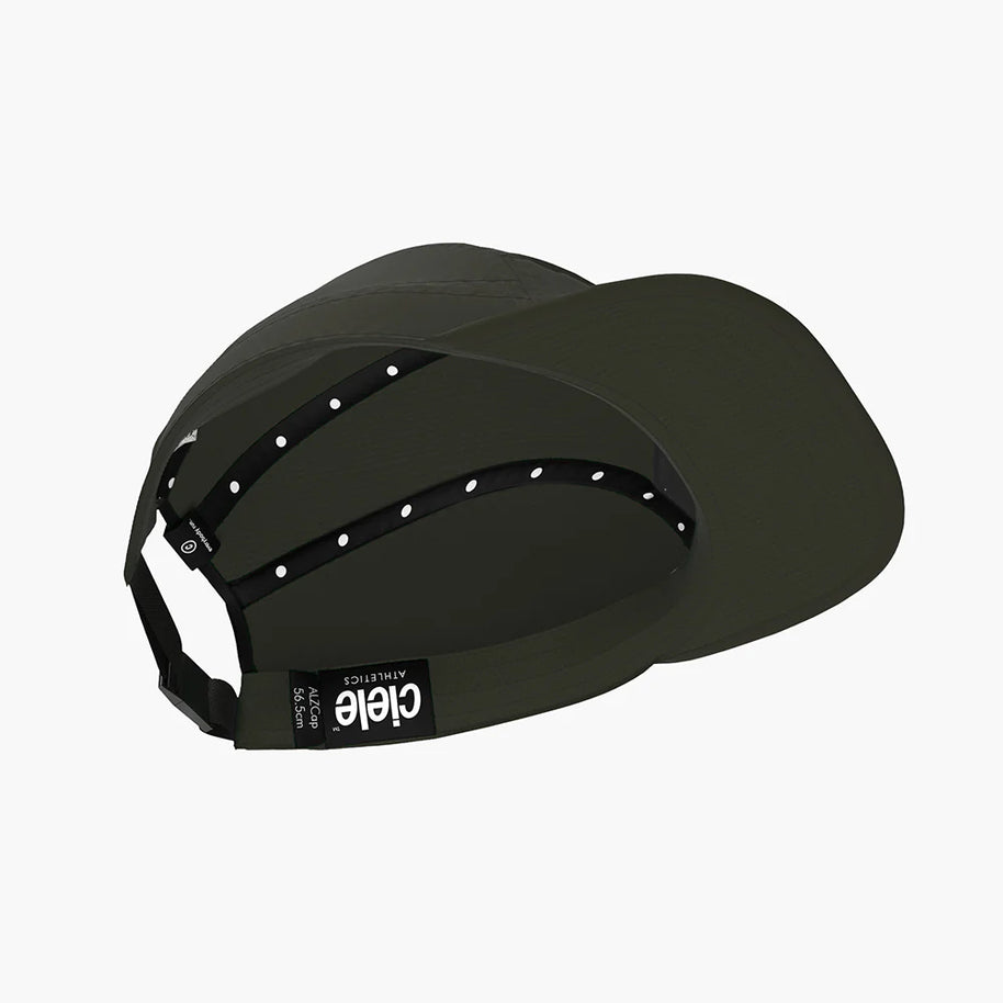ALZCap - Athletics Small by Ciele in dark green with COOLmatic mesh for breathability, low profile running cap ideal for active use