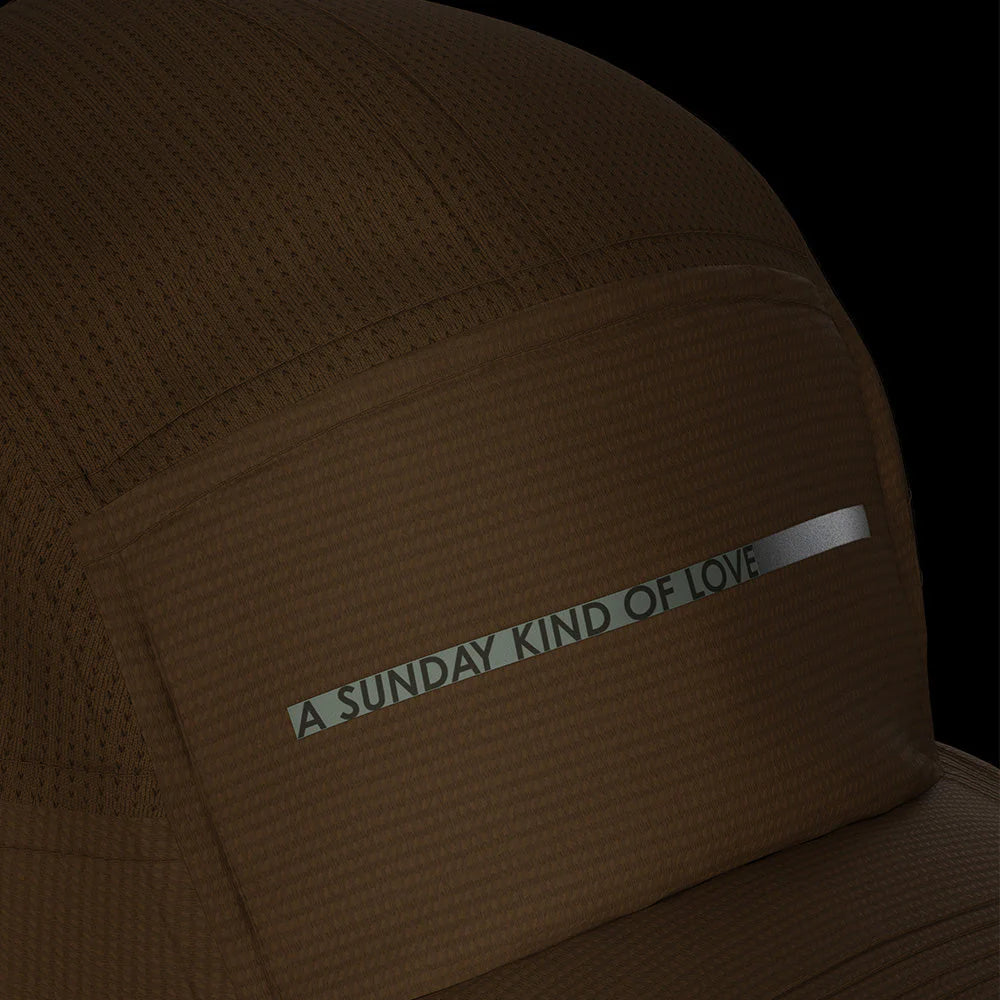 ALZCap Carbon SC - Sunday Love by Ciele in brown, lightweight running cap with carbon fibers for temperature control and odor management