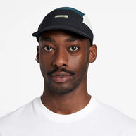 ALZCap - Horizon by Ciele in black, white, and teal with COOLmatic mesh for breathability, lightweight headwear for running and outdoor use