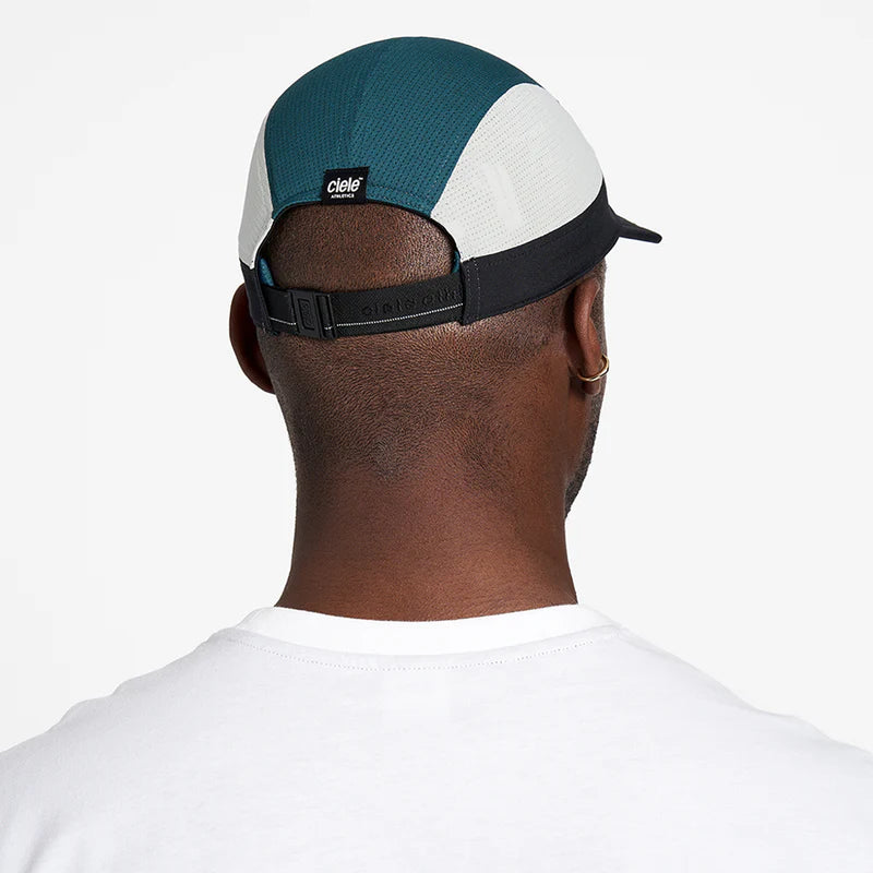 ALZCap - Horizon by Ciele in teal, white, and black with lightweight COOLmatic PLUS mesh for breathability and odour protection