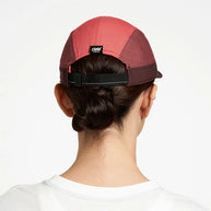 ALZCap - Horizon by Ciele in red and dark red with COOLmatic mesh, lightweight breathable running cap with odour protection ideal for Canada runners