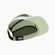 ALZCap - Horizon by Ciele in green and white with COOLmatic PLUS mesh, lightweight breathable cap for running and outdoor activities