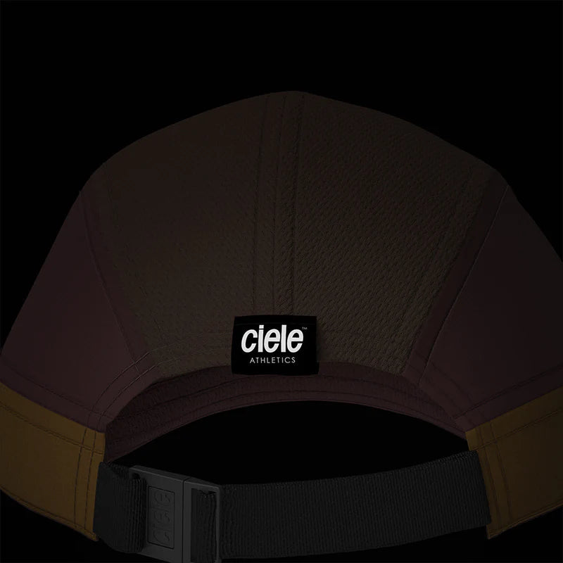 ALZCap SC - C Plus by Ciele in brown and tan with COOLmatic mesh for breathability, low profile fit, ideal for running and outdoor use