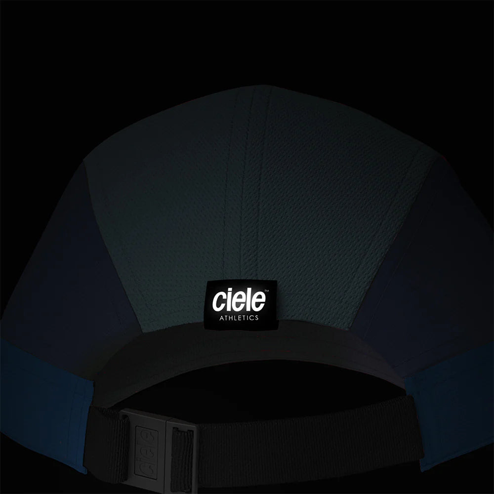 ALZCap SC - C Plus by Ciele in dark blue and black, breathable COOLmatic mesh cap with low-profile fit for running and outdoor use in Canada