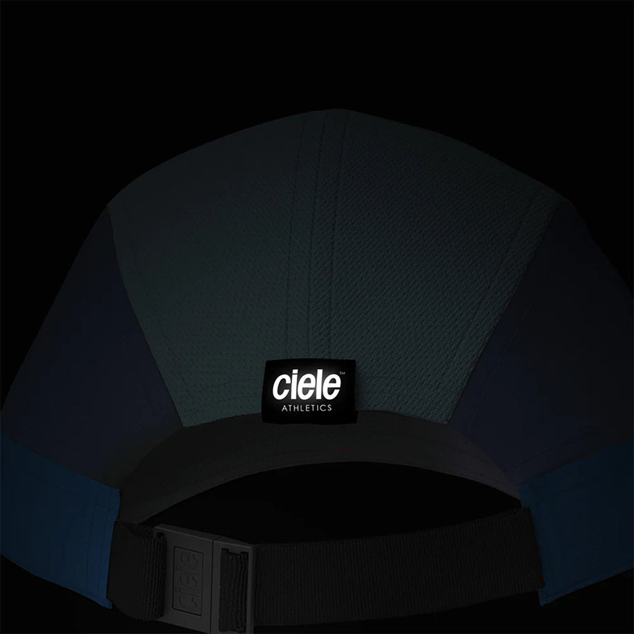 ALZCap SC - C Plus by Ciele in dark blue and black, breathable COOLmatic mesh cap with low-profile fit for running and outdoor use in Canada