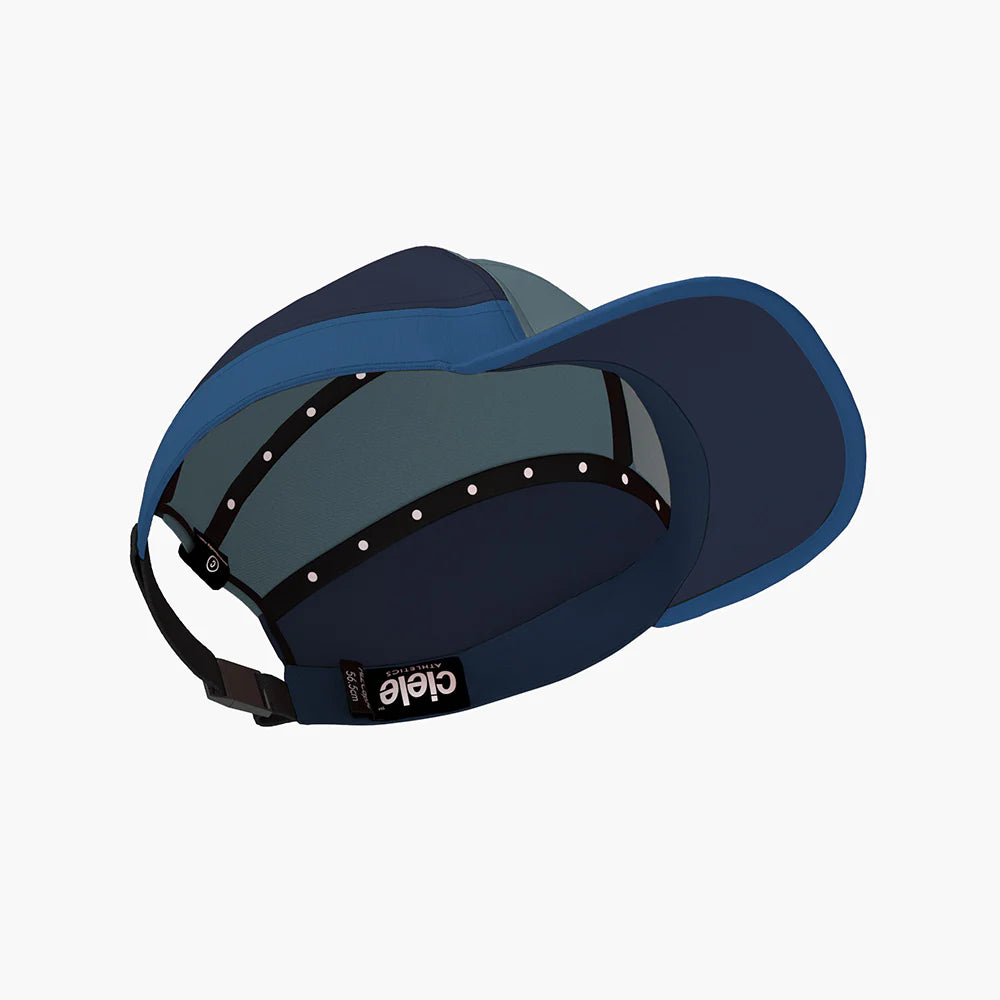ALZCap SC - C Plus by Ciele in navy and blue with COOLmatic mesh for breathability, low profile fit, ideal for running and outdoor use