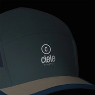 ALZCap SC - C Plus by Ciele in dark blue and beige with COOLmatic mesh, breathable fitted running cap ideal for Canada running store use