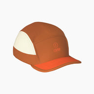 ALZCap SC - C Plus by Ciele in burnt orange and cream with COOLmatic mesh, breathable low-profile running cap ideal for outdoor use