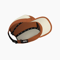 ALZCap SC - C Plus by Ciele in brown and beige with COOLmatic mesh for breathability, lightweight headwear for running and outdoor use