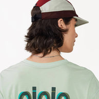 ALZCap SC - C Plus by Ciele in red and beige with COOLmatic mesh for breathability, low-profile running cap ideal for outdoor use