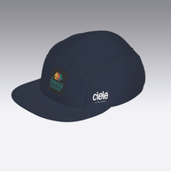Foveō Running CLB Cap by Ciele Athletics in navy blue, lightweight, reflective, breathable mesh cap for running and outdoor use