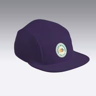 Foveō Running CLB Cap by Ciele Athletics in dark purple with COOLmatic mesh, lightweight, reflective, washable cap for running and outdoor use