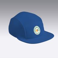 Foveō Running CLB Cap by Ciele Athletics in blue with COOLmatic mesh, lightweight, reflective, machine washable running cap for outdoor use
