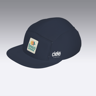 Foveō Running CLB Cap by Ciele Athletics in navy, lightweight, reflective, breathable COOLmatic mesh, machine washable, packable for running