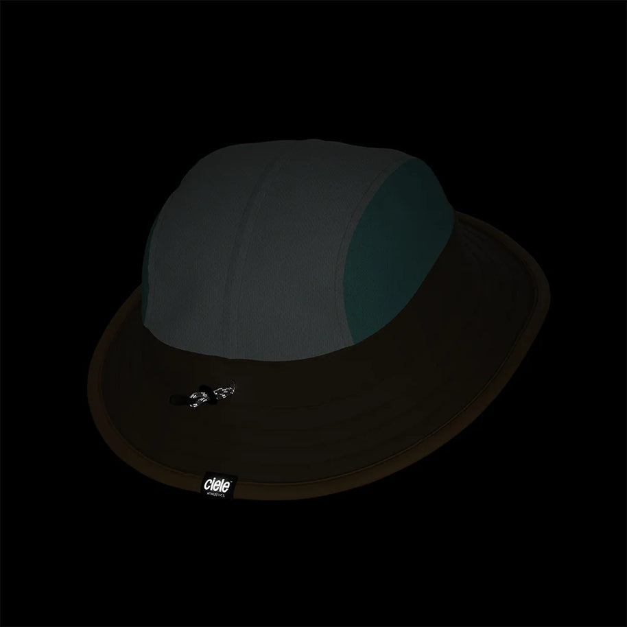 BKTHat - Standard by Ciele in dark grey and green with wide brim for sun protection, designed for running and outdoor use in Canada