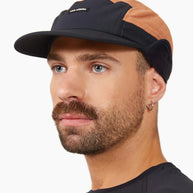 FLTCap WND - Ultra Iconic by Ciele in black and brown with fold-away ear flaps for cold weather running and outdoor use in Canada