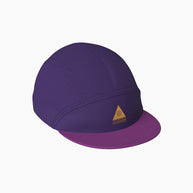 FSTCap 2 - Run Mountains SM by Ciele in purple with cycling-inspired brim, low profile running hat ideal for outdoor activity in Canada