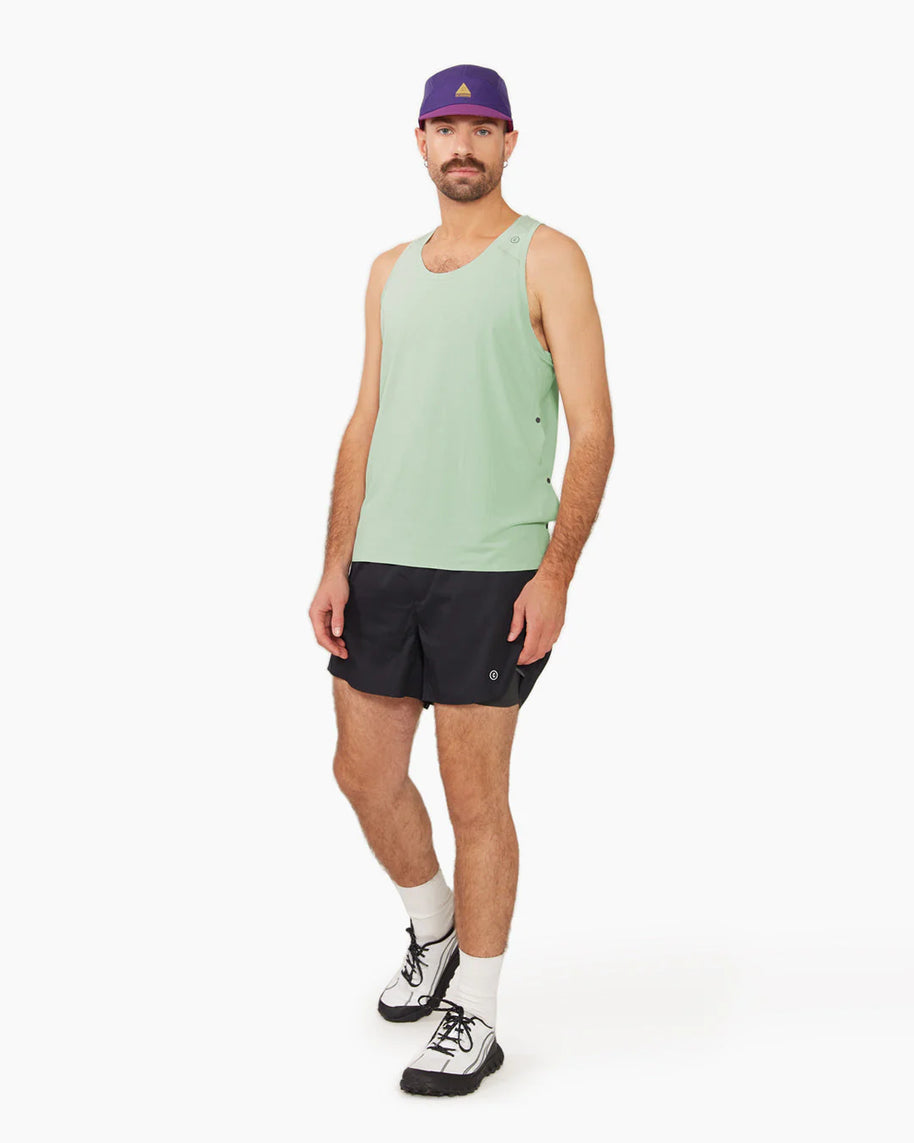 FSTCap 2 - Run Mountains SM in purple by Ciele, low-profile running cap with cycling-inspired brim, ideal for mountain running and outdoor use