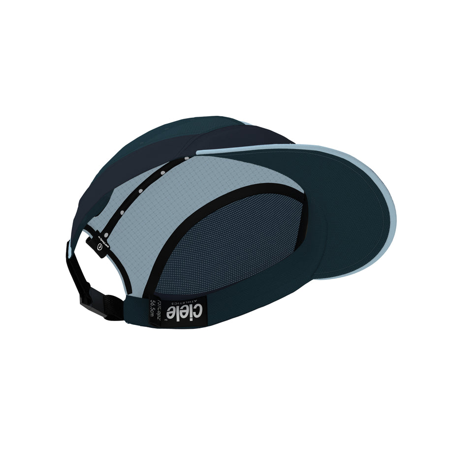 FSTCap SC - ZOF by Ciele in navy and grey with low profile, cycling-inspired brim, lightweight running and outdoor headwear from Canada