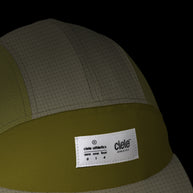 FSTCap SC - ZOF by Ciele in olive and beige with cycling-inspired brim, low profile headwear for running and outdoor use in Canada
