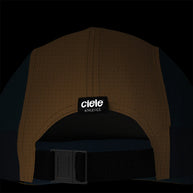 FSTCap SC - ZOF by Ciele in dark brown and black with cycling-inspired brim, low profile adjustable headwear ideal for running and outdoor use